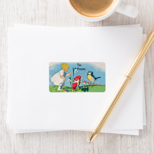  Paaselfen Eitjes Cadeau Label (Insitu)