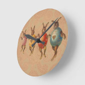  paasen die dansen met eierstokken ronde klok (Hoek)