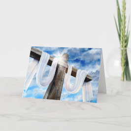 Paasen en palmzonneschermen en -scènes feestdagen kaart