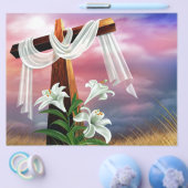 Paasen en palmzonneschermen en -scènes flyer (Enkel)