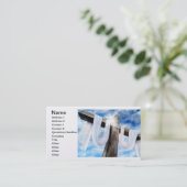 Paasen en palmzonneschermen en -scènes visitekaartje (Staand voorkant)