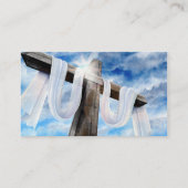 Paasen en palmzonneschermen en -scènes visitekaartje (Achterkant)