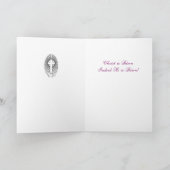 Paasen, Jezus reurrectie Hij is gerezen, echt stij Feestdagen Kaart (Binnen)