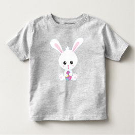 Paasen, kottenbrood, witte bunny, paaseieren kinder shirts