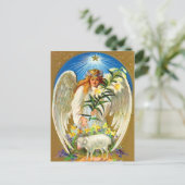 Paasengel Briefkaart (Staand voorkant)