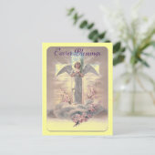 Paasengel Briefkaart (Staand voorkant)