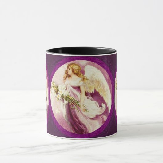  Paasengel getextureerd Mok (Midden)