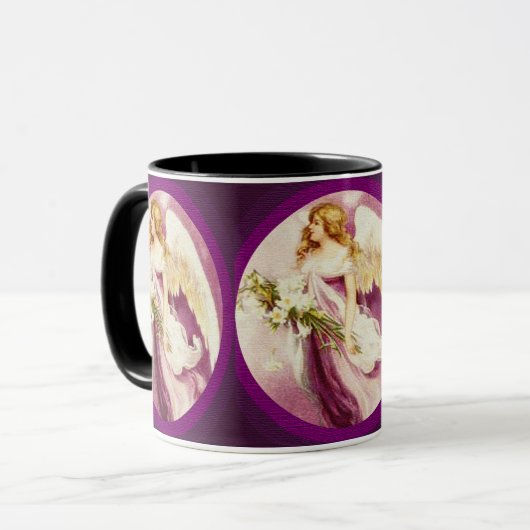 Paasengel getextureerd Mok (Voorkant links)