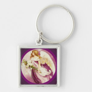 Paasengel getextureerd Sleutelhanger