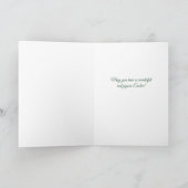 Paasengel lelies illustratie feestdagen kaart (Binnen)