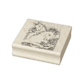 PAASENGEL PONY'S & KONIJN, LENTE PAARDENVEREN RUBBERSTEMPEL (Stempel)