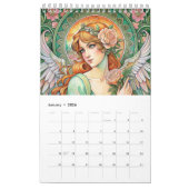 Paasengelen in Art Nuovo stijl 2024 Kalender (Jan 2026)