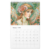 Paasengelen in Art Nuovo stijl 2024 Kalender (Feb 2026)