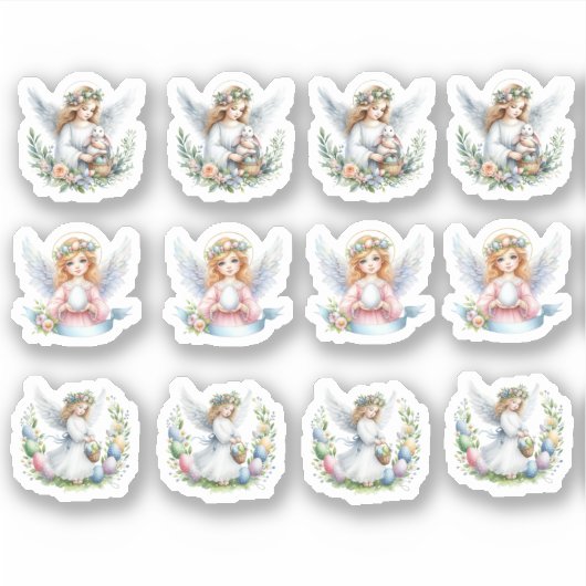 Paasengelen Sticker (Voorkant)