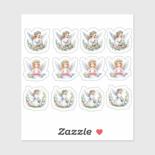 Paasengelen Sticker (Vel)