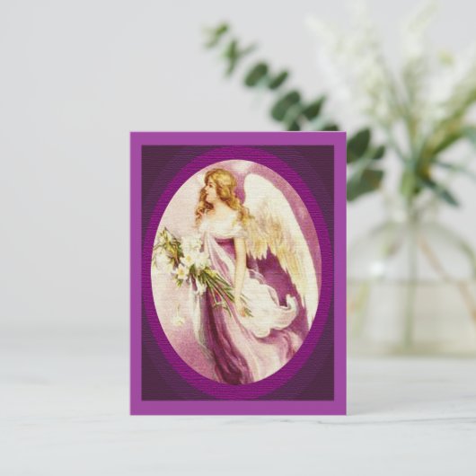 paasengetextureerd Briefkaart (Staand voorkant)