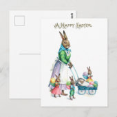  paasfamilie briefkaart (Voorkant / Achterkant)