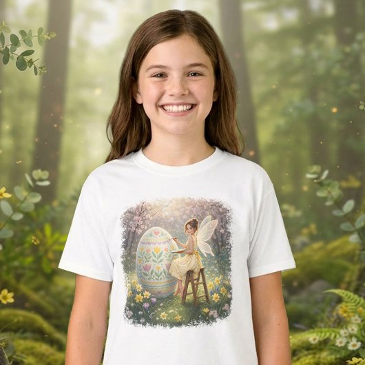 Paasfeeënschildering Ei Lente T-shirt