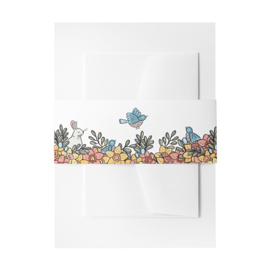 Paasfeest Baby shower Uitnodigingen Wikkel (Voorkant Voorbeeld)