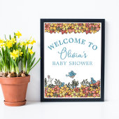 Paasfeest Baby Shower Welkomsttafelbord Poster