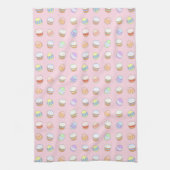 Paasfeest Cakes en Eieren Schattige Patroon Theedoek (Verticaal)