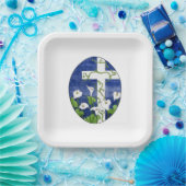 Paasfeest Cross Holiday Papieren Bordje (Feest)