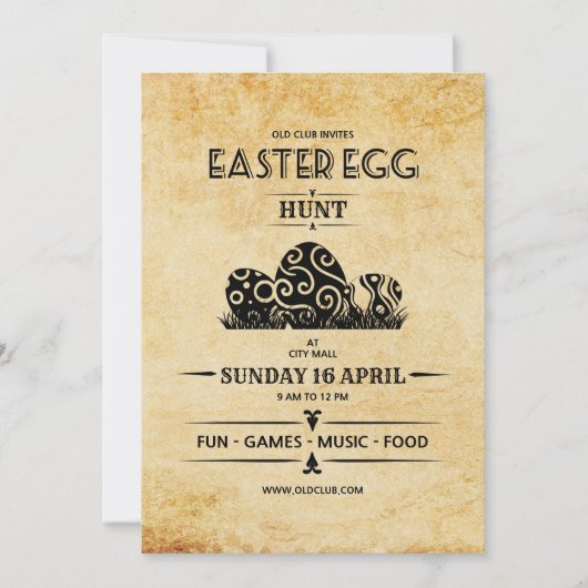 Paasfeest Flyer Sjabloon Kaart (Voorkant)