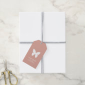 Paasfeest in pastelkleuren cadeaulabel (Met Touw)