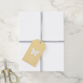 Paasfeest in pastelkleuren cadeaulabel (Met Touw)