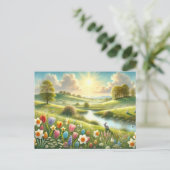 Paasfeest Natuur & voorjaar Briefkaart (Staand voorkant)