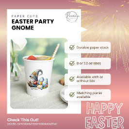 Paasfeest papieren bekertje bekers
