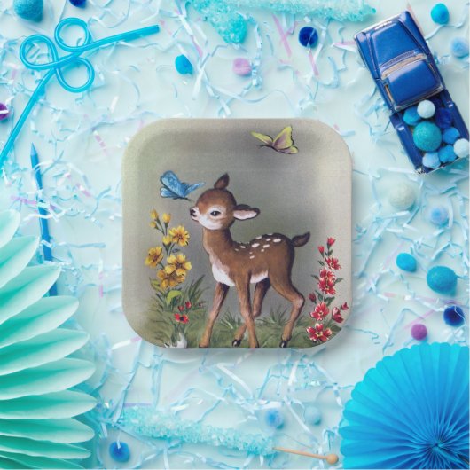  paasfeest papieren bordje (Feest)