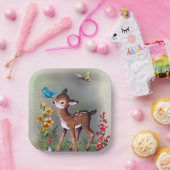  paasfeest papieren bordje (Feest)