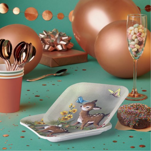  paasfeest papieren bordje (Multi)