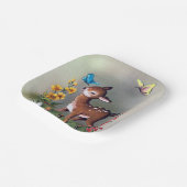  paasfeest papieren bordje (Gebogen)