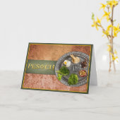 Paasfeest - Pesach Kaart (Gele Bloem)
