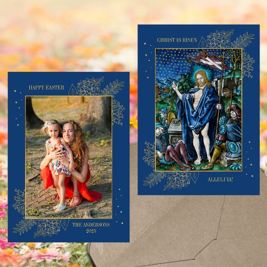 Paasfeest Religieuze Christelijke Katholieke Famil Feestdagenkaart