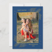 Paasfeest Religieuze Christelijke Katholieke Famil Feestdagenkaart (Achterkant)