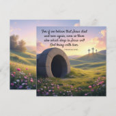 Paasfeest Religieuze Kaart (Voorkant / Achterkant)