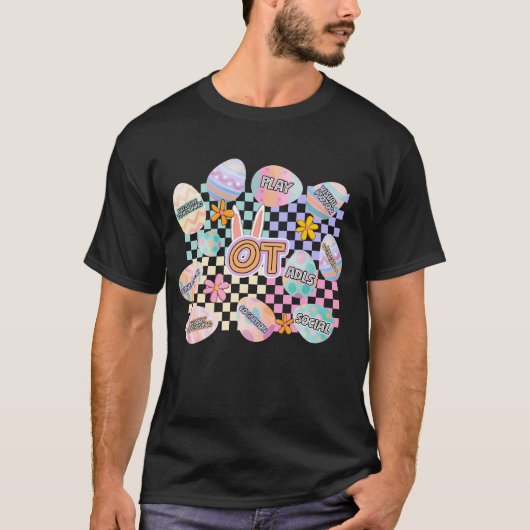 paasfeest, retro, vintage t-shirt (Voorkant)