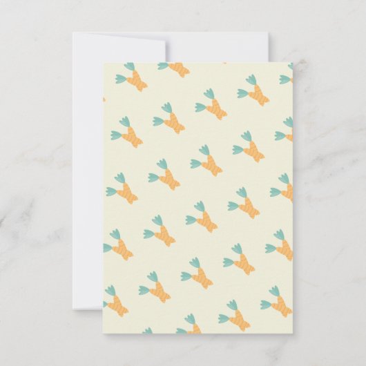 Paasfeest rond rotzooi kaart (Achterkant)