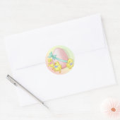 Paasfeest Ronde Sticker (Envelop)