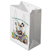 Paasfeest voor Chocolade Liefhebbers Medium Cadeauzakje (Voorkant Gekanteld)