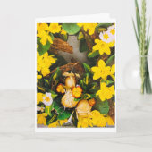 ***PAASFEEST** VOOR DE LIEFHEBBER VAN BLOEMEN KAAR KAART (Voorkant)