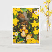 ***PAASFEEST** VOOR DE LIEFHEBBER VAN BLOEMEN KAAR KAART (Gele Bloem)