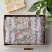 Paasfeest voor feestdagen bij het verzamelen van w tissuepapier (Geschenk)