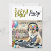 Paasfeest voor kattenliefhebbers kaart (Voorkant)