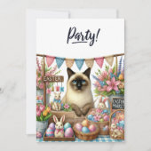 Paasfeest voor kattenliefhebbers kaart (Voorkant)