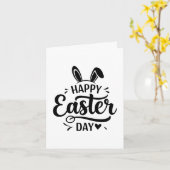 Paasfeest: vreugdevolle groeten kaart (Gele Bloem)