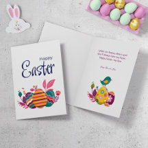 Paasfeest wenskaart.